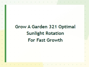 Optimal Sunlight Rotation for Faster Plant Growth